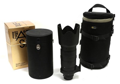 Lot 2284 - Nikon Nikkor AF-S ED f2.8 D(IF) 80-200mm Lens with lens hood and tripod mount, in Lowpro soft...