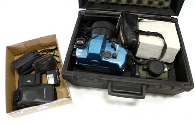 Lot 2285 - Nikonos Two Underwater Cameras V with Nikkor f2.5 35mm lens and IV-A body only; Miniflex N8B...