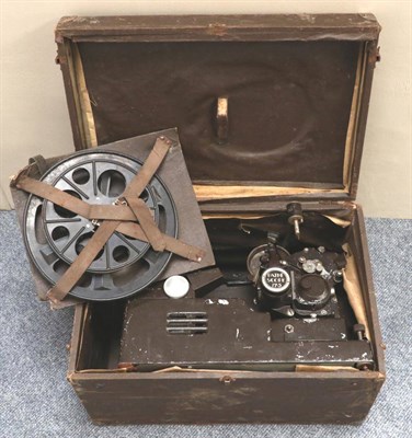 Lot 2291 - Pathescope 17.5 Sound On Film Film Projector 1938 brown (cased)