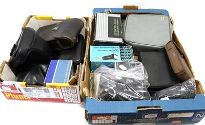 Lot 2309 - Various Cameras And Accessories including two Kodak folding examples and assorted other items