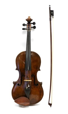 Lot 5008 - Viola 14.75"; two piece back, upper bout 7.125";, middle bout 5";, lower bout 8.875";, depth of rib