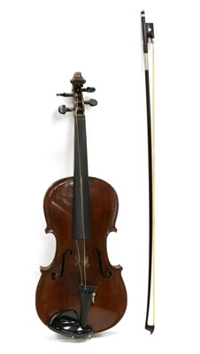 Lot 5024 - Violin 14"; two piece back, ebony fingerboard, label reads 'The Maidstone Murdoch Murdoch and...