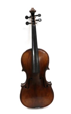 Lot 5027 - Violin 14"; two piece back, with label 'Antonius Stradivarius Cremonensis Facibat Anno 1735'