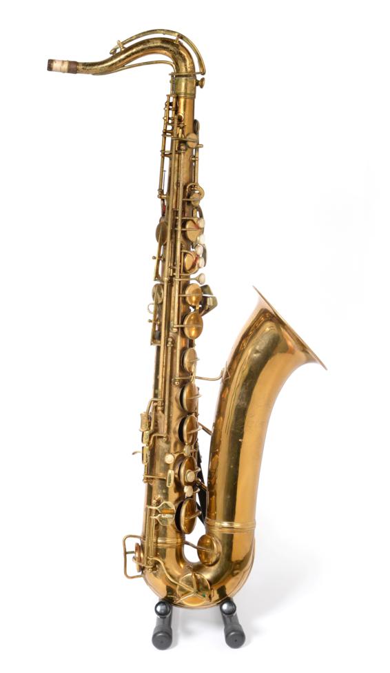 Lot 5047 - C G Conn 'Naked Lady' Tenor Saxophone serial number M269464, has been re-lacquered but still...
