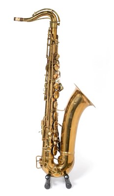 Lot 5047 - C G Conn 'Naked Lady' Tenor Saxophone serial number M269464, has been re-lacquered but still...