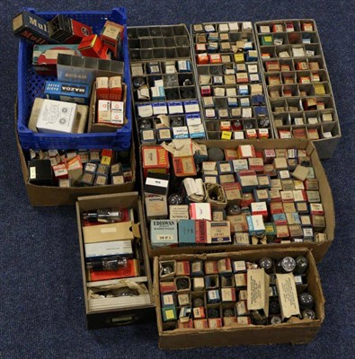 Lot 5122 - Radio Valves: A Large Collection Of Assorted Examples mostly in original boxes by Brimar,...