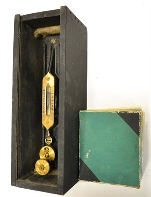 Lot 5130 - Short & Mason Anemometer no.5340 in leather case with leaflet; together with a Horsfall's...