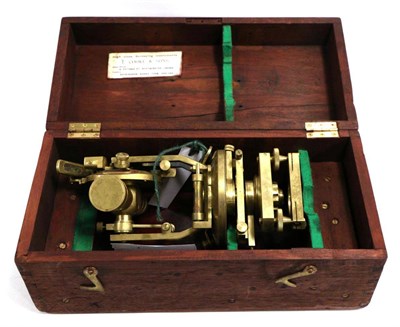 Lot 5132 - A Reproduction T Cooke &amp; Sons (London) Theodolite no.9275,all brass with twin levels and...