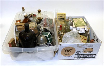 Lot 5150 - Various Pharmaceutical Glass Storage Bottles (some with content) assorted other related items...