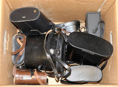 Lot 5173 - Various Binoculars including Super Lancastria 8x40, BPTs 7x50, Pentax 10x50, Swift Grand Prix...