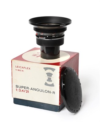 Lot 5211 - Leitz Super-Angulon-R f3.4 21mm Lens no.2056750, in original box