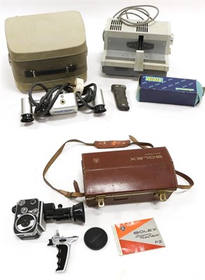 Lot 5219 - Paillard Bolex Zoom Reflex P2 Camera with Som Berthiot Pan Cinor f1.9 90-300mm lens, with...