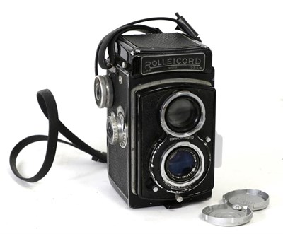 Lot 5223 - Rolleicord Camera no.1070759, with Carl Zeiss Jena Triota f3.5 75mm lens