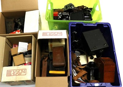 Lot 5242 - Various Cameras including Agilux Big Flash, Purma Special, Paxette Prontor-S, Kodak Duaflex and...