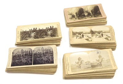 Lot 5275 - Underwood & Underwood Stereocards a collection of approximately 58 examples including views of...