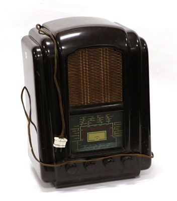 Lot 2062 - Ferranti 145 Radio with brown Bakelite case