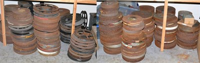 Lot 2072 - A Very Large Collection of 35mm Cinema Film Reels, in metal canisters, films include Oliver...