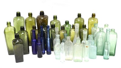 Lot 2075 - Various Glass Bottles a collection of assorted examples
