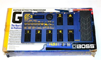 Lot 44 - Boss GT3 Guitar Effects Processor in original box