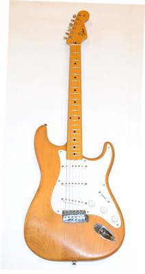 Lot 75 - Tokai Springy Sound 1976 no.1021678 Made in Japan (early example), unvarnished body with white...