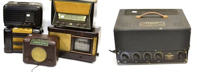 Lot 105 - Bakelite Cased Radios Mullard MBS 23 (lacks knobs) Stella ST106A, Bush DAC90A, Pilot and...