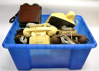 Lot 129 - Telephones 706L green; 5x8746G two cream, two beige and one brown; 8756 cream and 746R cream;...