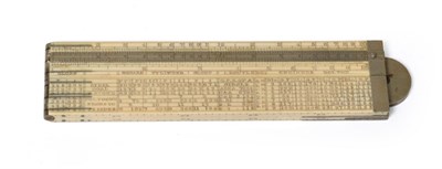 Lot 10 - Jas. Rowe & Co. (Birmingham) Ivory Engineers Folding Rule with four sections folding out to...