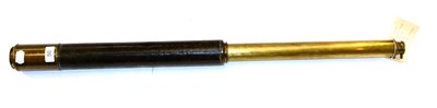 Lot 50 - Aronsberg (Liverpool) Single Draw Day & Night Telescope brass with leather covering, 1.5";...
