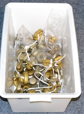 Lot 80 - A Collection of Part Sets of Brass and Nickel Bell Weights, largest weight 4lb