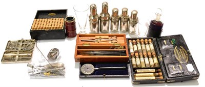 Lot 107 - Thompson & Capper (Liverpool) Homeopathic Chemist Set containing 21 labelled glass vials in leather