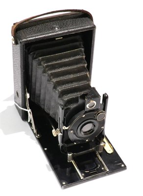 Lot 134 - ICA Volta 125 Folding Camera with Helios f8, 130mm lens