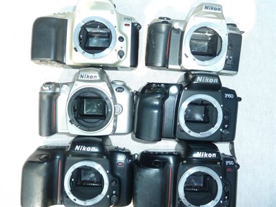 Lot 152 - Nikon Six Camera Bodies 3xF50, F55, F60 and F65