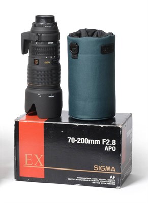 Lot 166 - Sigma f2.8, 70-200mm APO Lens (Nikon Fit) in original box