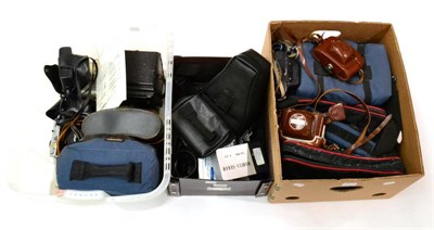 Lot 181 - Various Cameras including Minolta AL-F, Agfa Silette, Zenits, Canon EOS10 and others including...