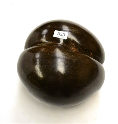 Lot 339 - A Large Coco de Mer Nut, a rare species of palm tree which is endemic to the islands of Praslin and