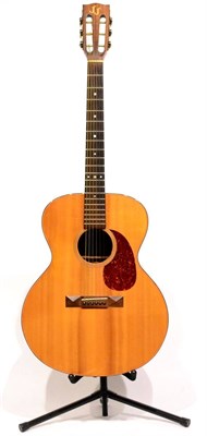 Lot 47 - An Aria John Joyce Signature Model Six String Acoustic Guitar, with spruce top, mahogany back,...