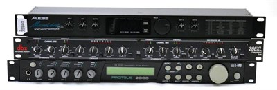 Lot 70 - E-Mu Proteus 2000 Sound Module Synthesizer together with Alesis MicroVerb 4 and Harman dbx...