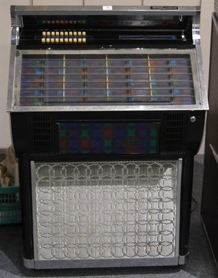 Lot 75 - A Seeberg Model ESL 100 1970's Juke Box, serial number 1471622, with chrome grill to fascia,...