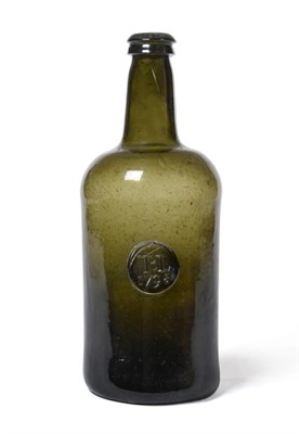 Lot 3 - A Sealed Wine Bottle, dated 1798 , of shouldered cylindrical form applied with a circular seal...