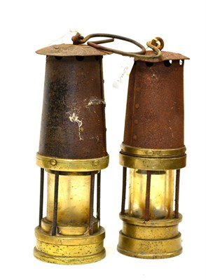 Lot 89 - Miners Lamps (i) Patterson Lamps Ltd (Gateshead) Type A1 (ii) Davis (Derby) Stamped '790'