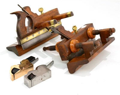 Lot 245 - Two Beech Plough Planes, comprising a screw stem plough plane 'Northern' by L Sorby, Sheffield, the