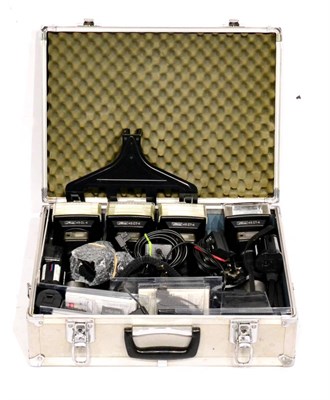 Lot 270 - Metz Flash Units three CT-4 and one CL-4, in hard case