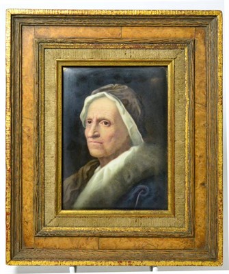 Lot 27 - A Berlin Style Porcelain Plaque, late 19th century, painted possibly in the studio of Julius...