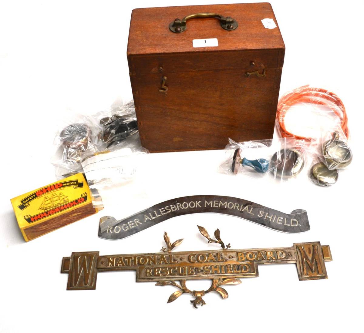 Lot 1 - A Collection of Coal Mining Memorabilia, including a quantity of books, letters and ephemera, a...