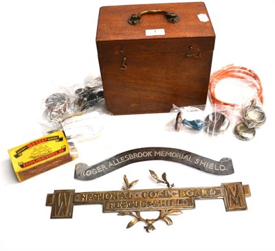 Lot 1 - A Collection of Coal Mining Memorabilia, including a quantity of books, letters and ephemera, a...