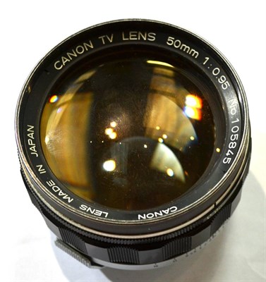 Lot 76 - Canon f0.95 50mm 'Dream Lens'  No.105845