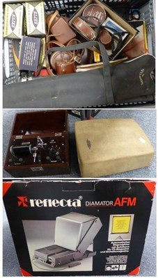 Lot 133 - Various Cameras including Ensign Epsilon and Kodak Coloursnap, various related accessories and...