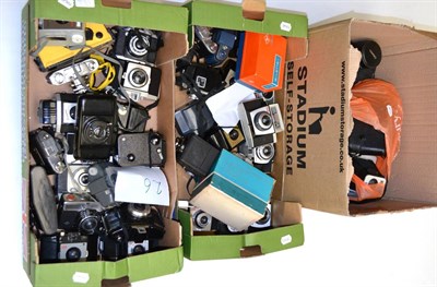 Lot 134 - Various Cameras including Instamatics, Kodaks and others including loose lenses and other items...