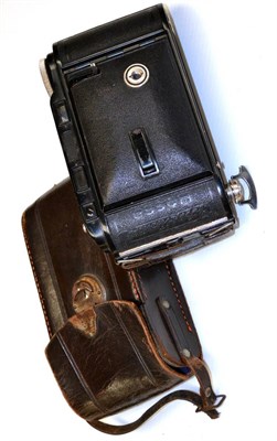 Lot 158 - Voightlander Compur Folding Camera with Skopar Anastigmat f4.5, 105mm lens (cased),...