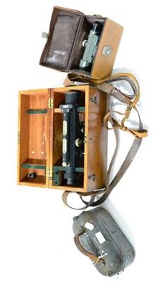 Lot 30 - Watts Quick Set Level No. 90821 in leather case together with a Cooke, Thoughton & Simms...